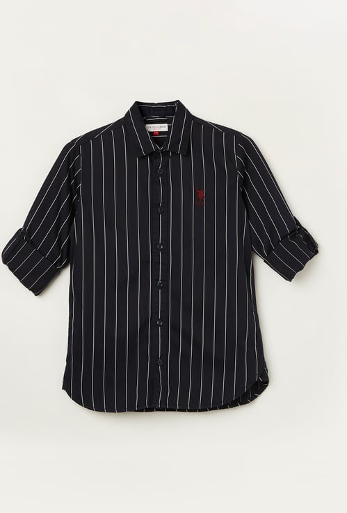 US POLO ASSN KIDS Striped Regular Fit Shirt
