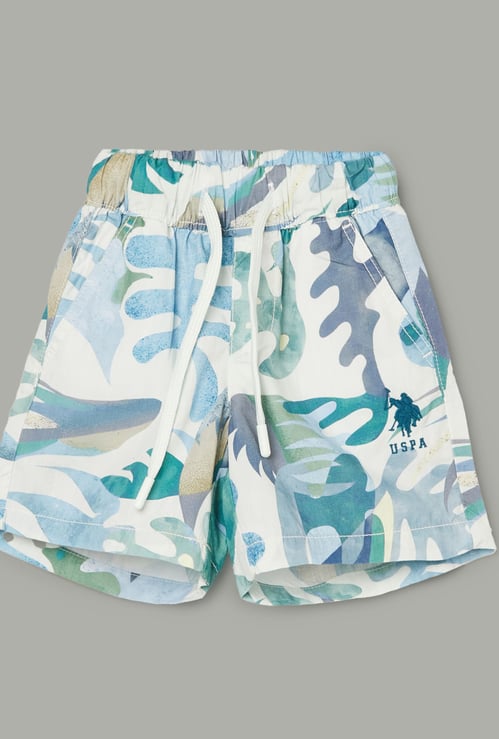 US POLO ASSN KIDS Boys Printed Shorts