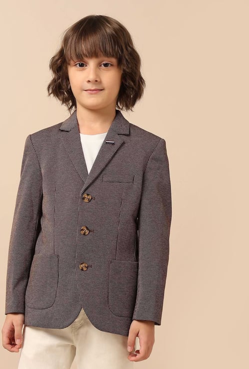 US POLO ASSN KIDS Boys Single-Breasted Blazer