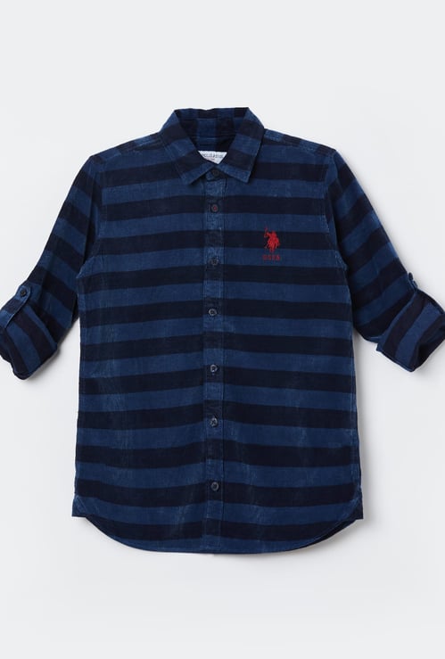 US POLO ASSN KIDS Boys Striped Shirt