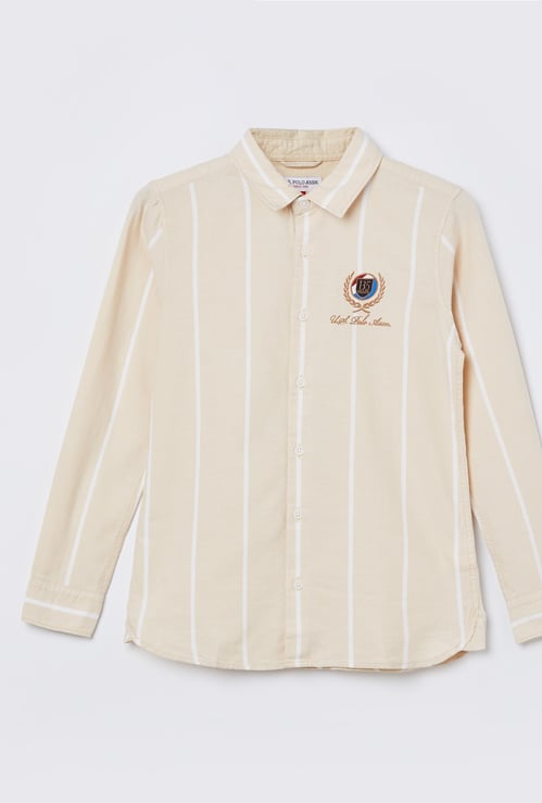 US POLO ASSN KIDS Boys Striped Shirt