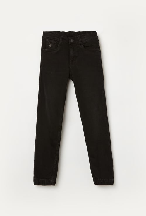 US POLO ASSN KIDS Boys Washed Comfort Fit Jeans