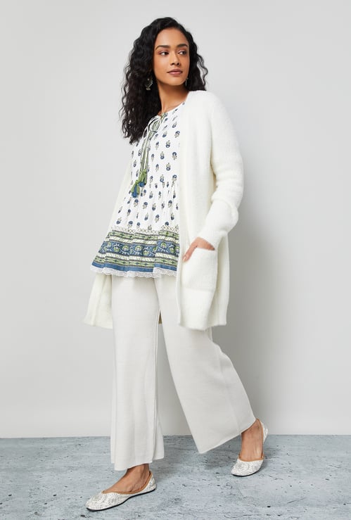 MELANGE Textured Palazzos