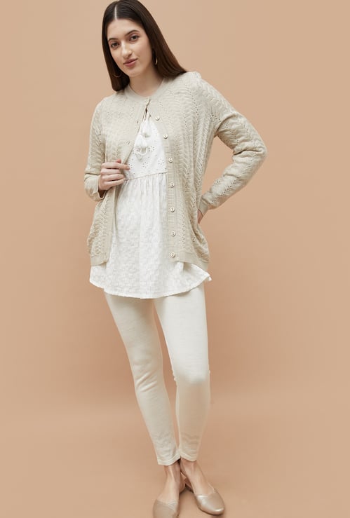 MELANGE Knitted Cardigan