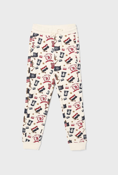 US POLO ASSN KIDS Boys Printed Joggers