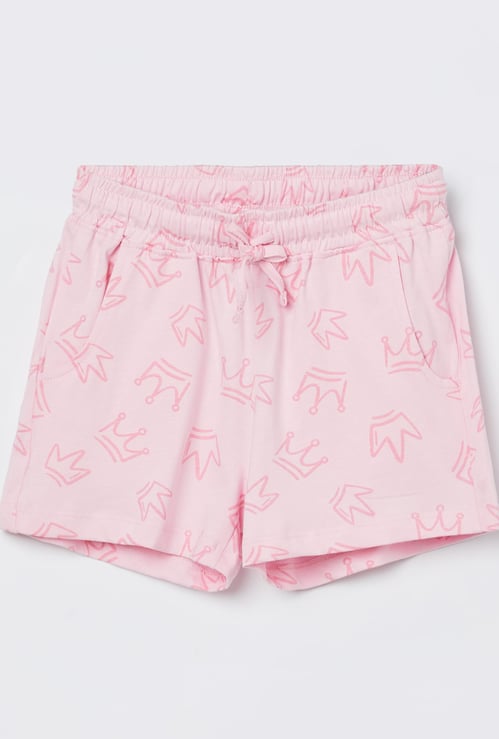 FAME FOREVER Girls Printed Shorts