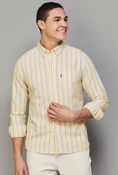 LEVI'S Striped Slim Fit Oxford Shirt