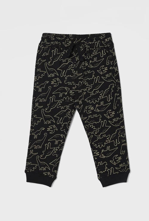 JUNIORS Boys Dinosaur Print Joggers
