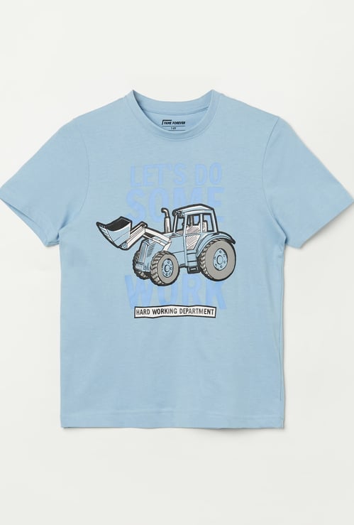 FAME FOREVER Boys Graphic Print T-shirt