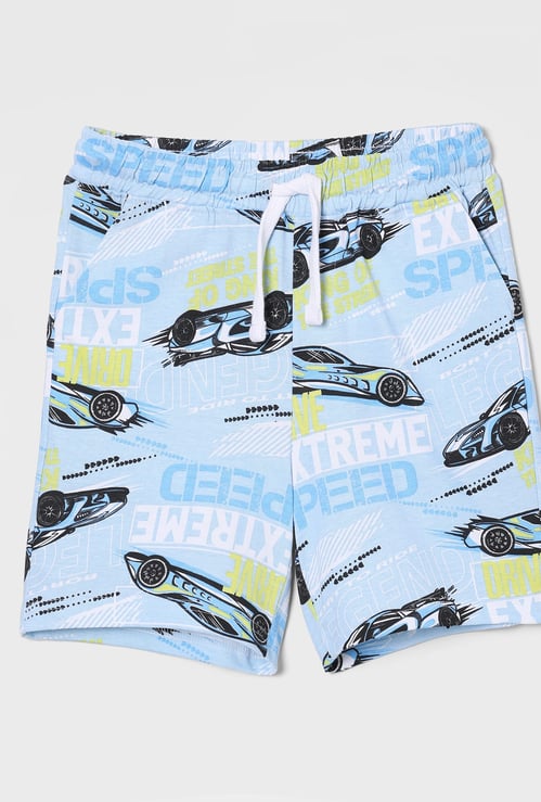 FAME FOREVER Boys Graphic Print Elasticated Shorts