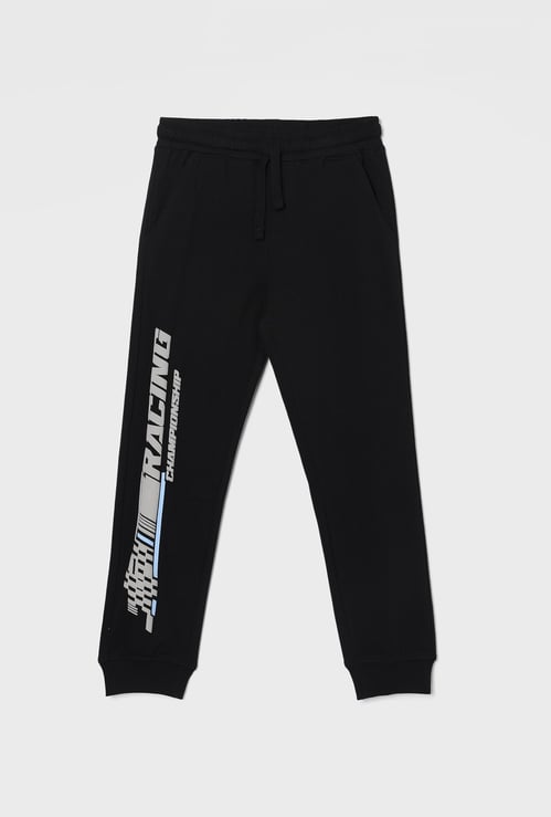 FAME FOREVER Boys Typographic Print Joggers