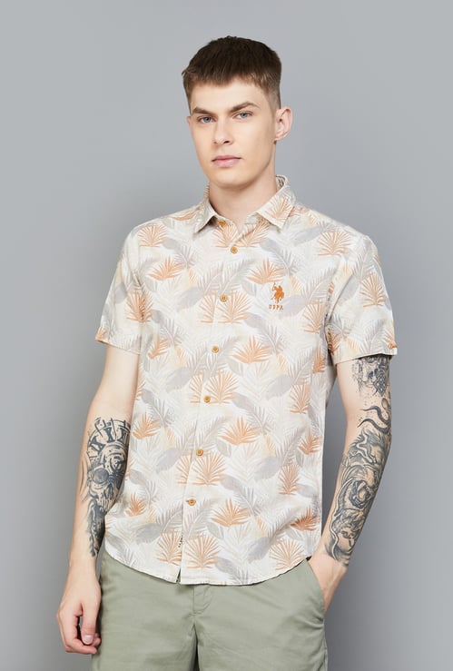 US POLO ASSN Printed Regular Fit Shirt