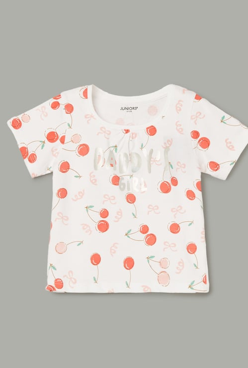 JUNIORS Girls Printed T-shirt