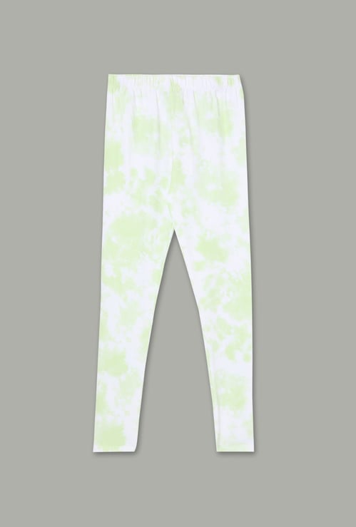 FAME FOREVER Girls Tie & Dye Leggings