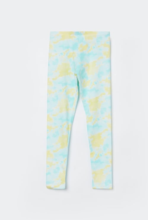 FAME FOREVER Girls Printed Slim Fit Leggings