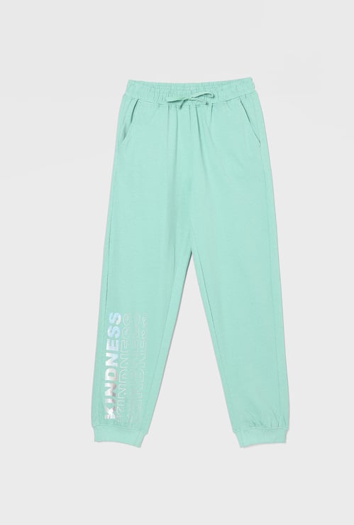FAME FOREVER Girls Typographic Print Elasticated Joggers