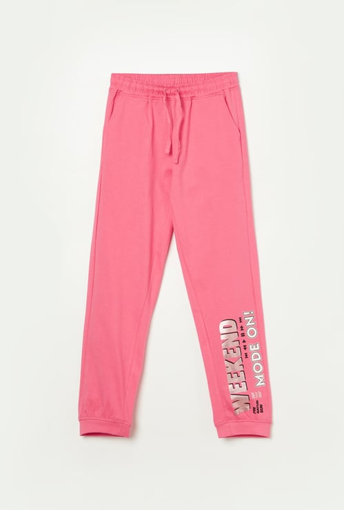 FAME FOREVER Girls Printed Joggers