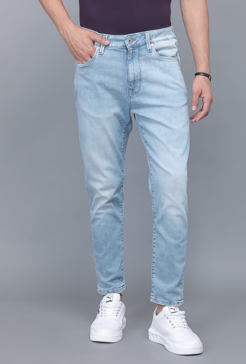FLYING MACHINE Washed Mankle F21 Jeans (Regular Tapered)