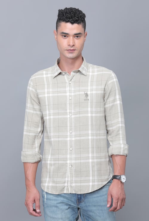 US POLO ASSN Checked Regular Fit Shirt