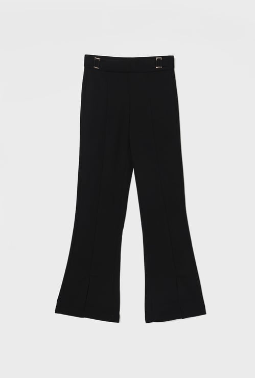 FAME FOREVER Girls Solid Flared Trousers