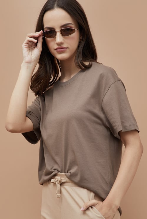 FAME FOREVER Solid T-shirt
