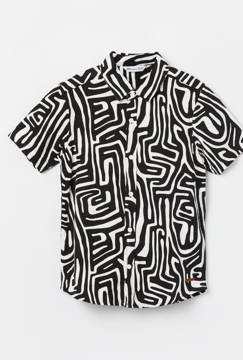 FAME FOREVER Boys Printed Shirt