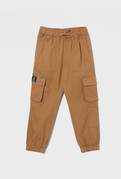 FAME FOREVER Boys Solid Cargo Joggers