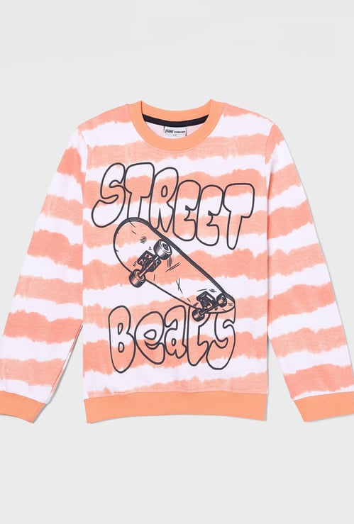 FAME FOREVER Boys Graphic Print Sweatshirt