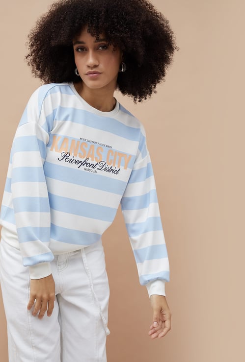 GINGER Striped Sweatshirt