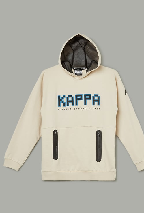 KAPPA Boys Printed Hooded Sweatshirt