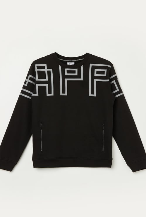 KAPPA Brand Print Sweatshirt