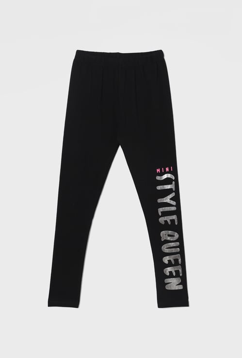 FAME FOREVER Girls Printed Elasticated Leggings