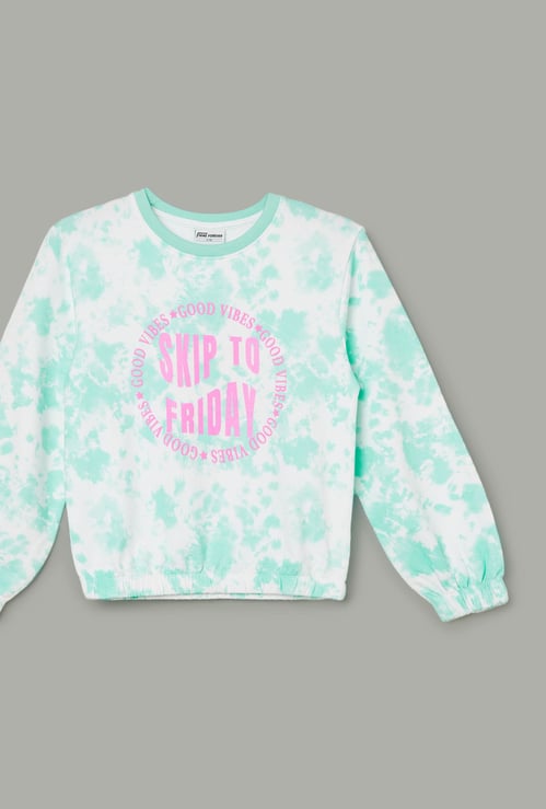 FAME FOREVER Tie & Dye Sweatshirt