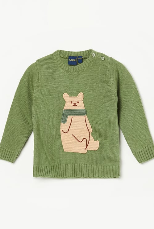 JUNIORS Boys Applique Sweater