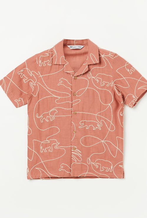 FAME FOREVER Embroidered Shirt