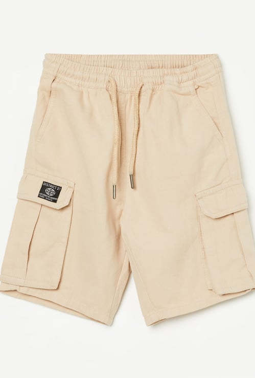 FAME FOREVER Boys Solid Cargo Shorts