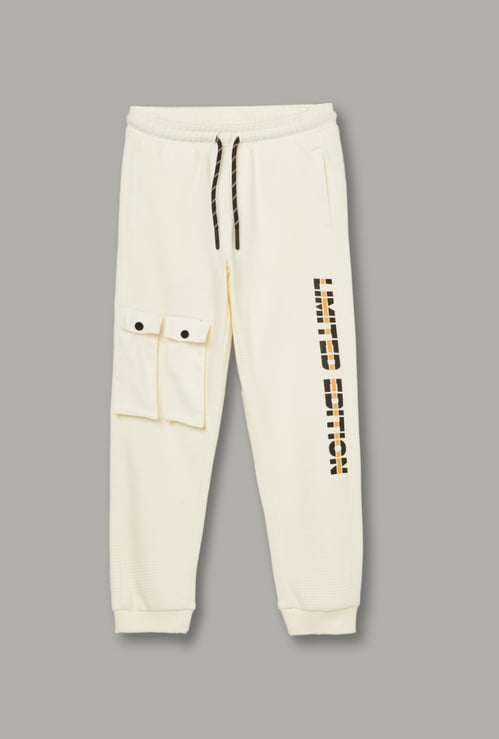 FAME FOREVER Boys Printed Cargo Joggers