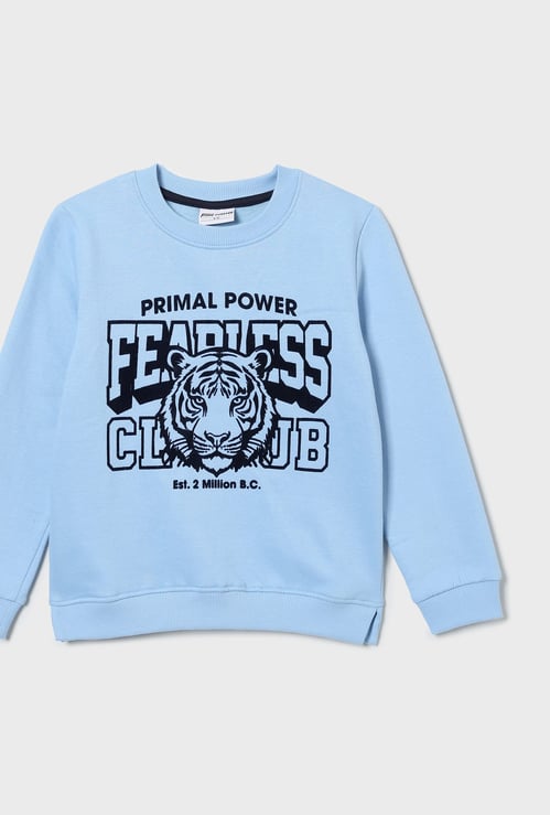 FAME FOREVER Boys Graphic Print Sweatshirt