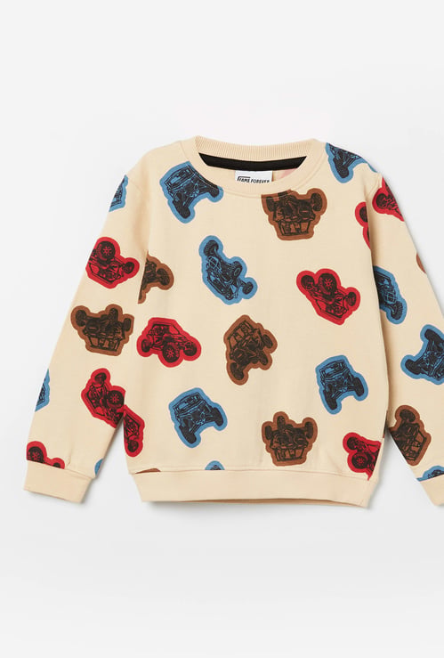 FAME FOREVER Boys Printed Sweatshirt