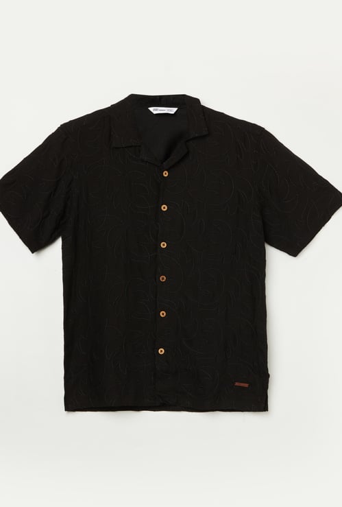 FAME FOREVER Boys Embroidered Shirt