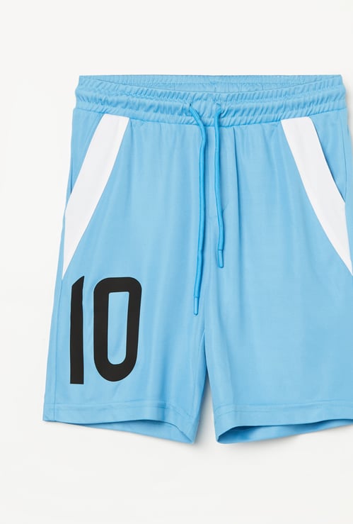 FAME FOREVER Boys Typographic Print Elasticated Shorts