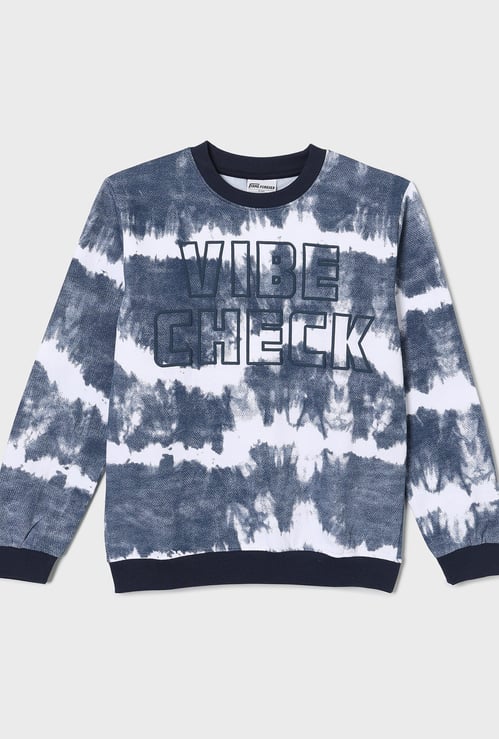 FAME FOREVER Boys Typographic Print Sweatshirt