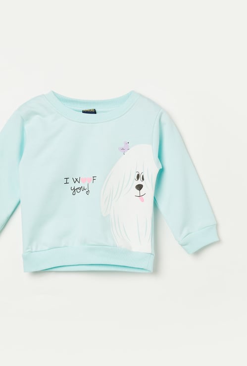 JUNIORS Girls Printed Sweatshirt