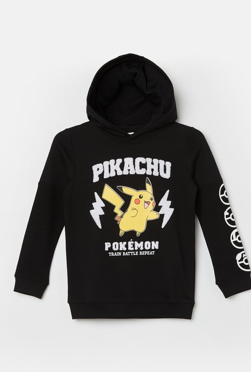 FAME FOREVER Boys Pikachu Print Hoodie