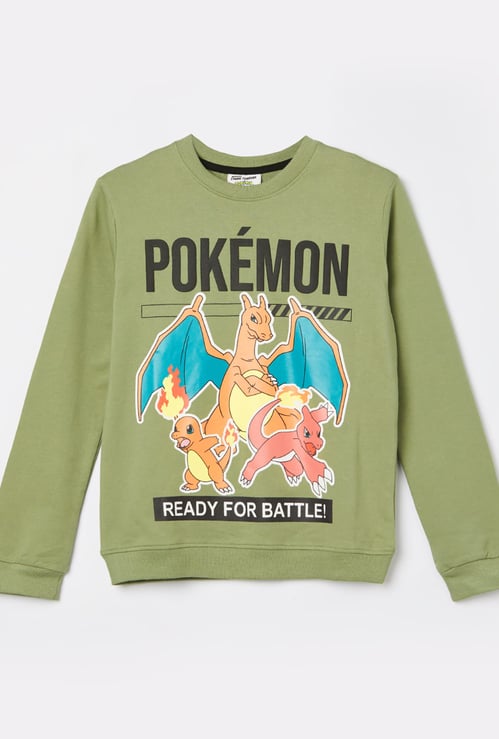 FAME FOREVER Boys Pokemon Print Sweatshirt