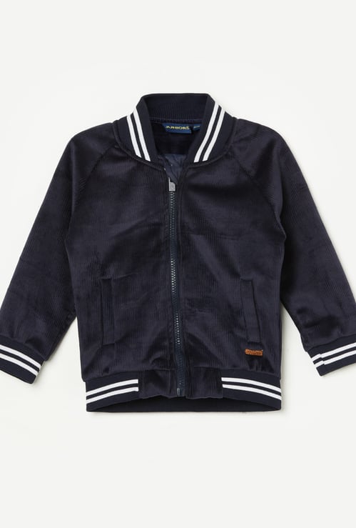 JUNIORS Boys Solid Bomber Jacket