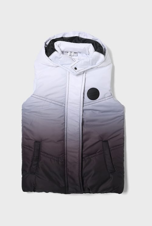 FAME FOREVER Boys Ombre Hooded Gilet