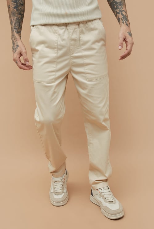 BOSSINI Solid Regular Fit Trousers