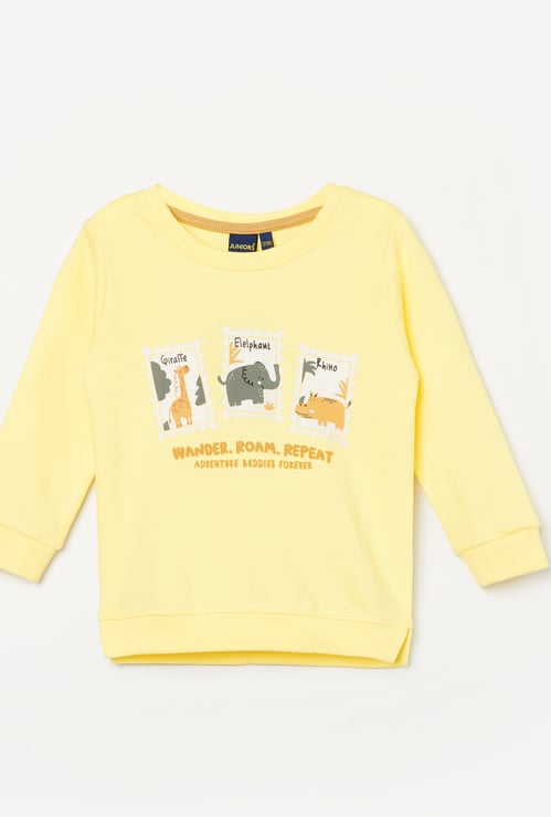 JUNIORS Boys Graphic Print Sweatshirt
