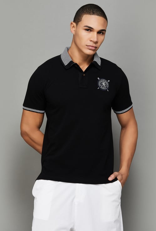 FAHRENHEIT Solid Polo T-shirt